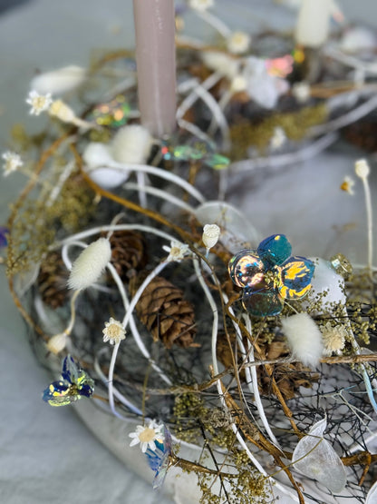 Adventskranz Eiszeit