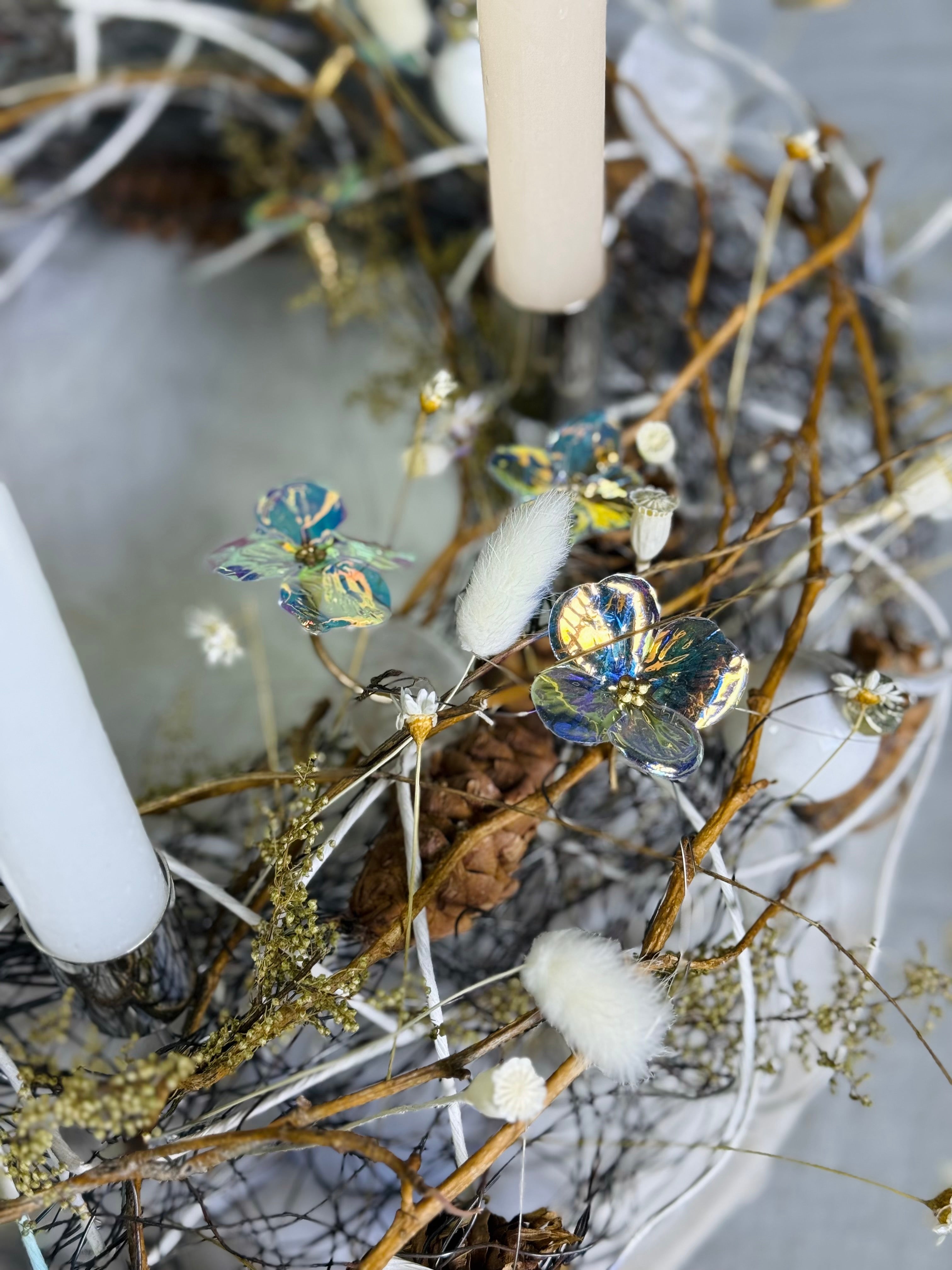 Adventskranz Eiszeit