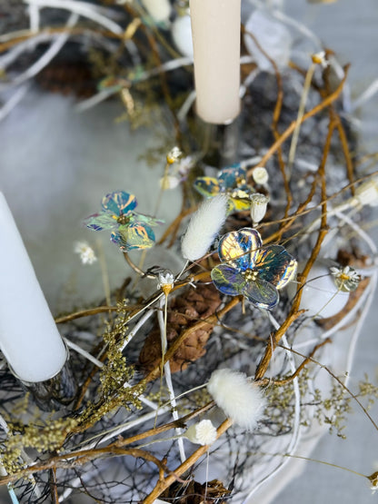 Adventskranz Eiszeit