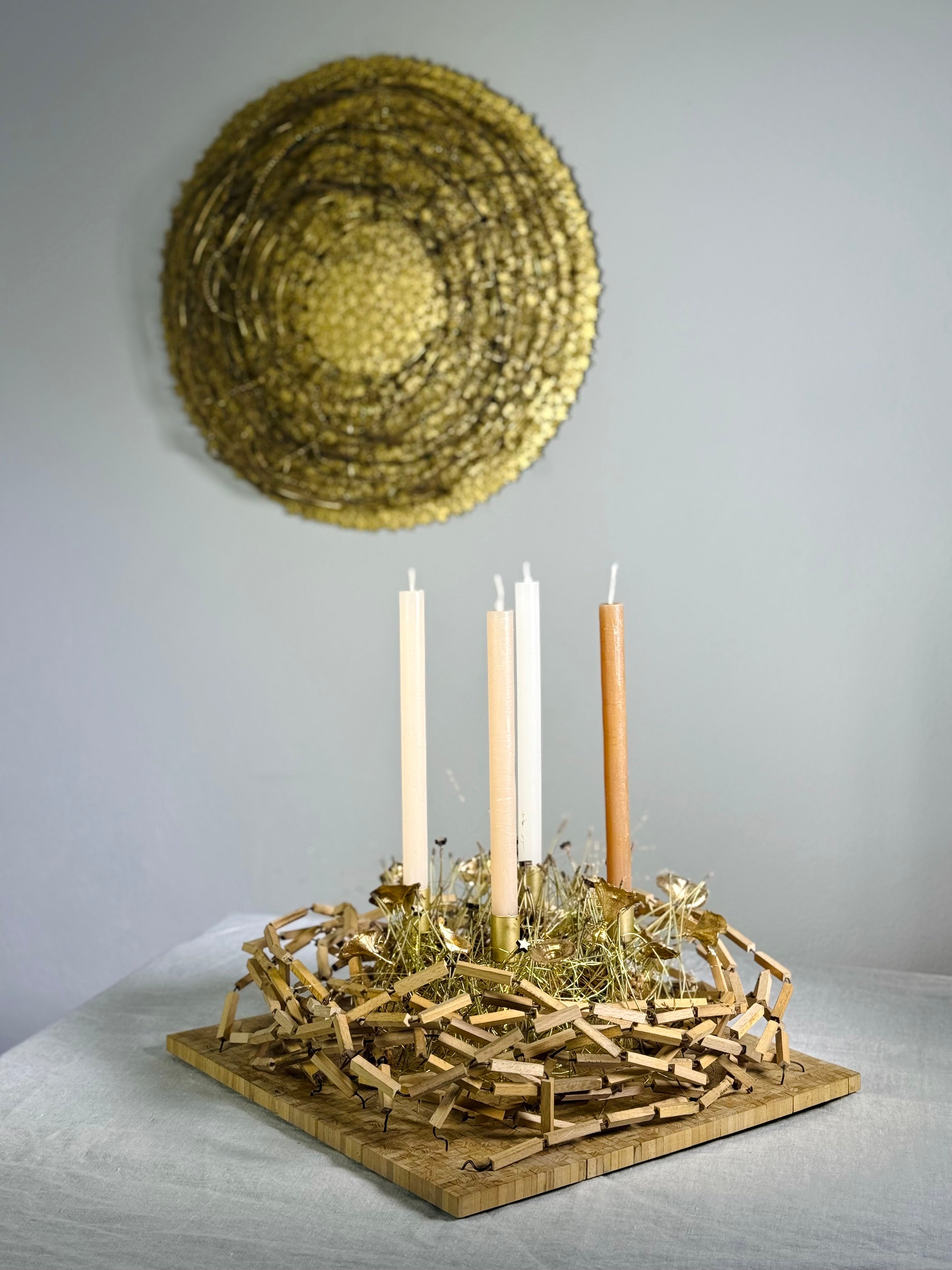 Adventskranz Naturglanz