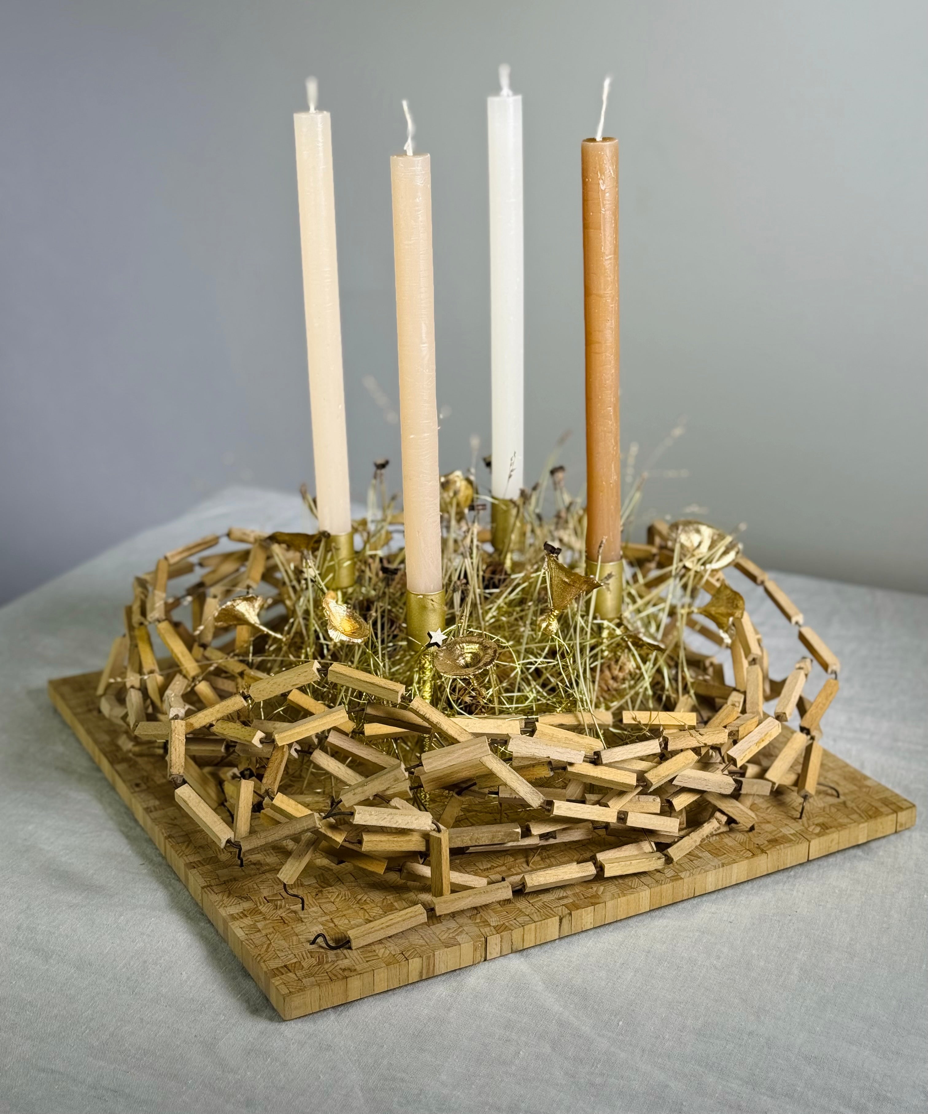 Adventskranz Naturglanz