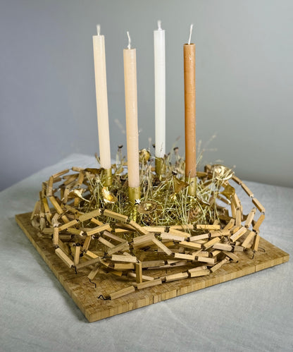 Adventskranz Naturglanz