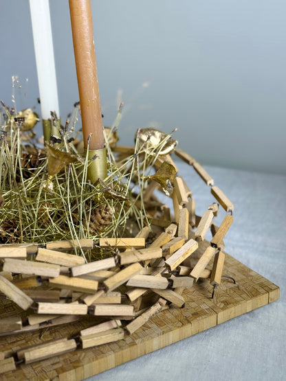 Adventskranz Naturglanz