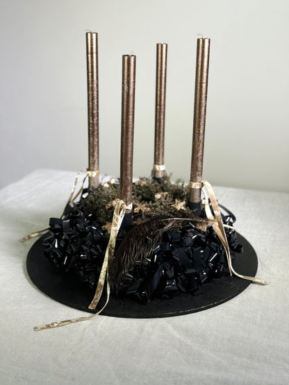 Adventskranz Sternennacht