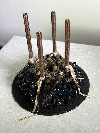 Adventskranz Sternennacht