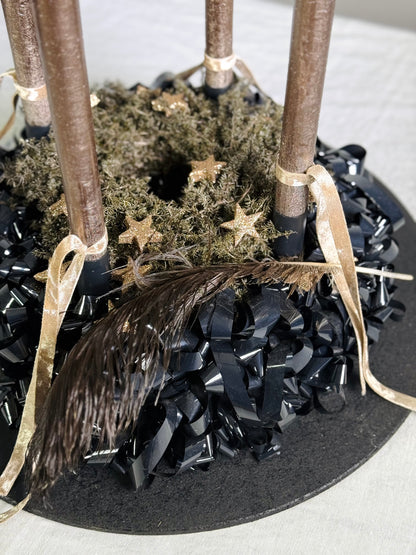 Adventskranz Sternennacht