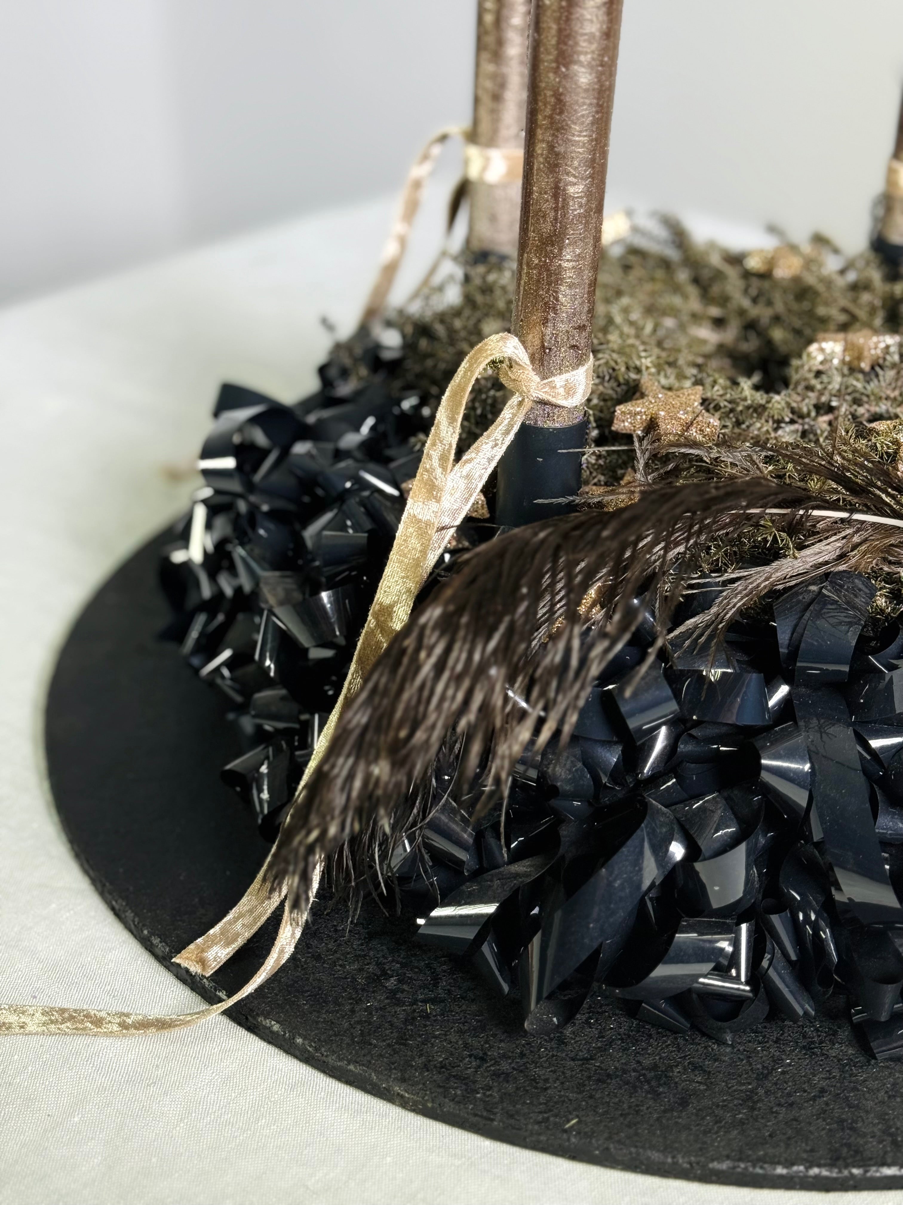 Adventskranz Sternennacht