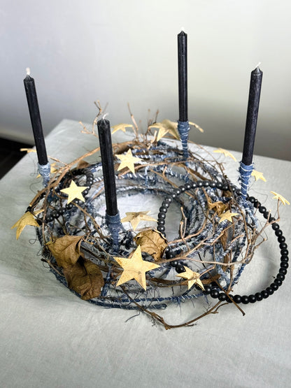Adventskranz Winterhimmel