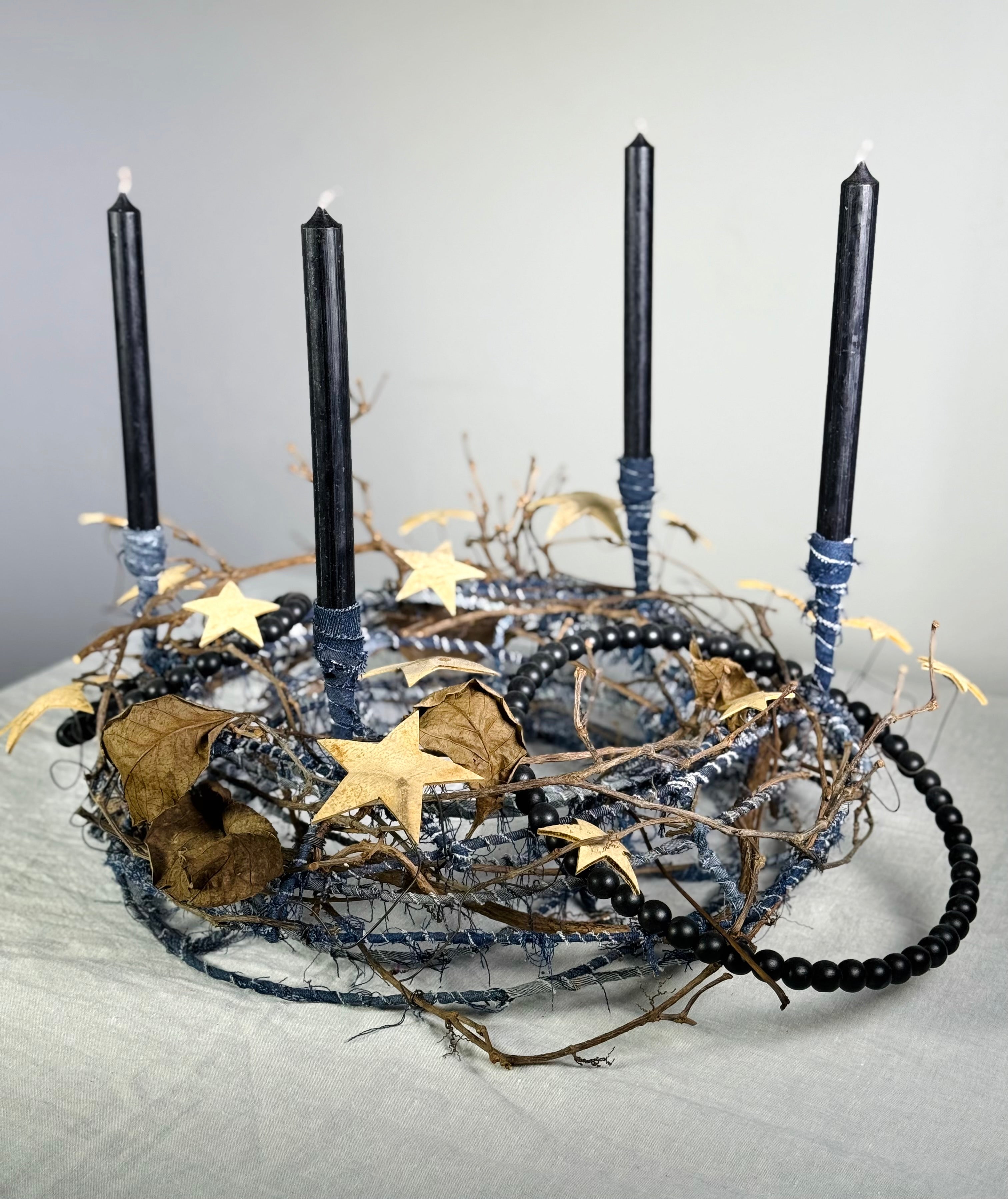 Adventskranz Winterhimmel