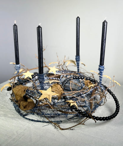 Adventskranz Winterhimmel