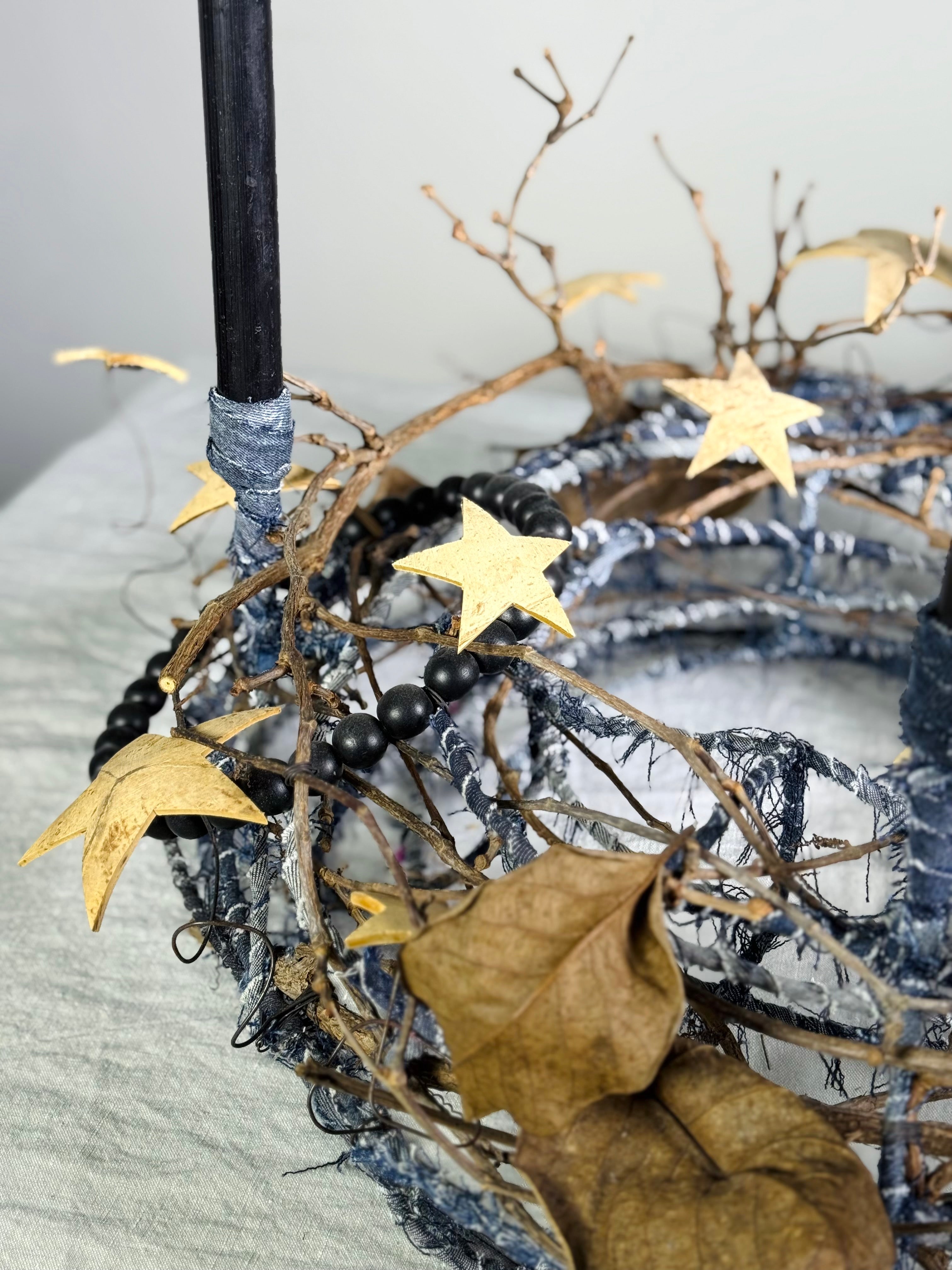 Adventskranz Winterhimmel