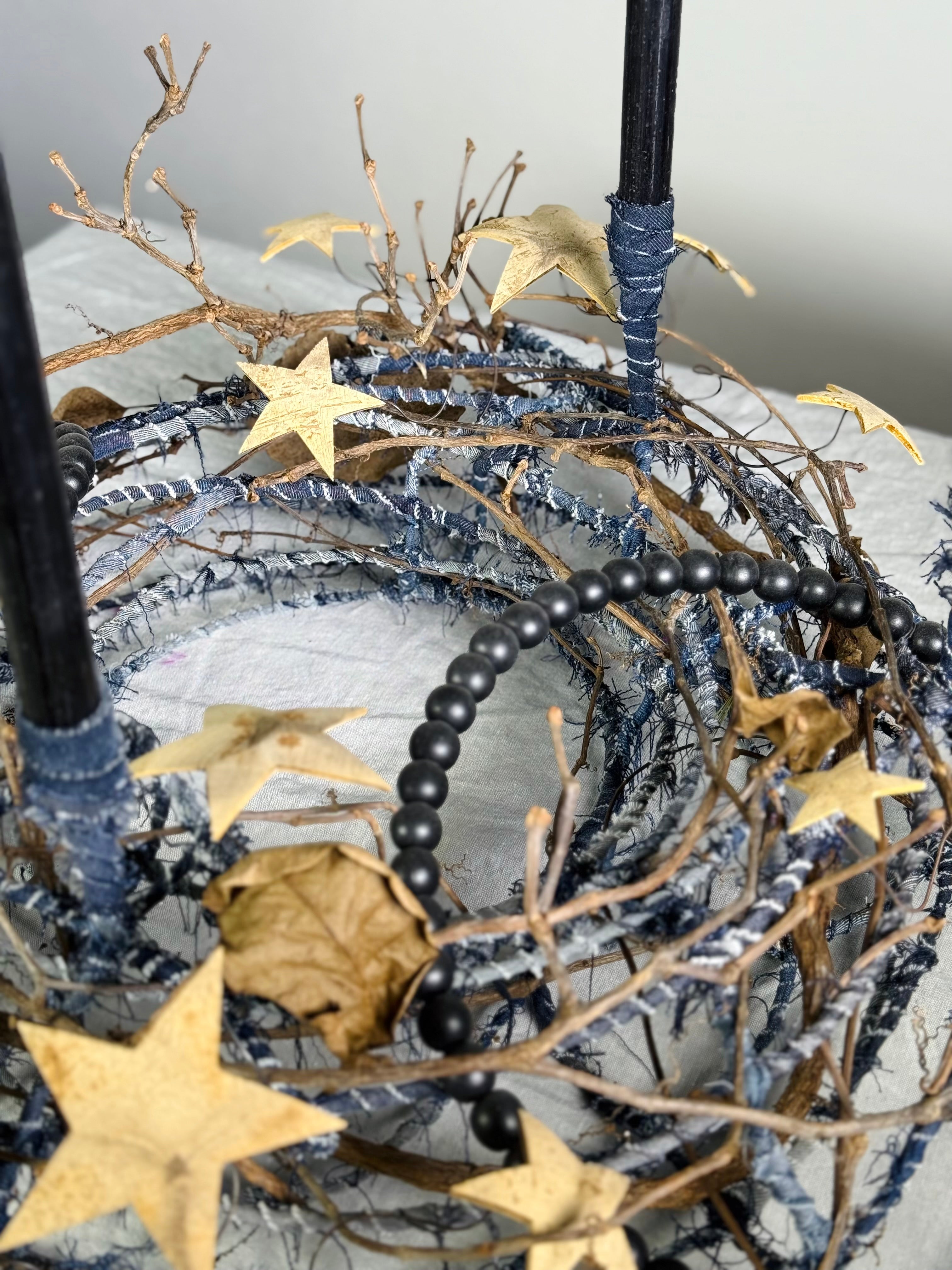 Adventskranz Winterhimmel