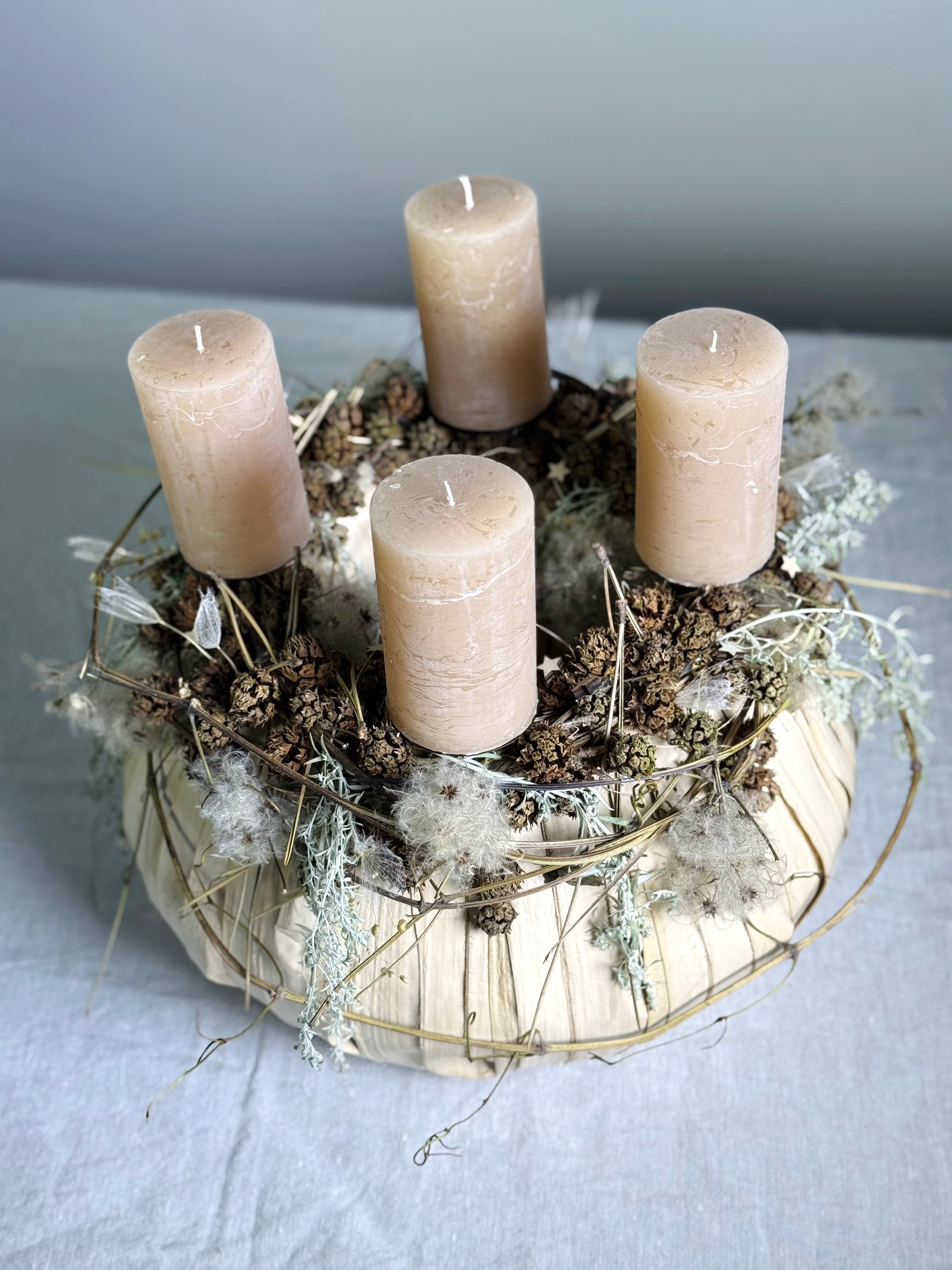 Adventskranz Schlittenfahrt