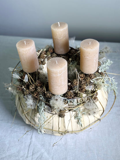 Adventskranz Schlittenfahrt