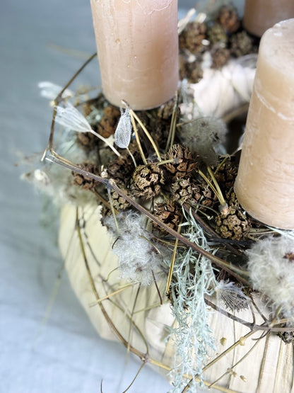 Adventskranz Schlittenfahrt