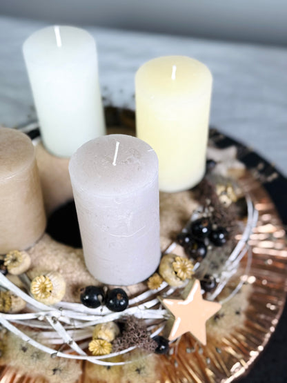 Adventskranz Kupfertraum