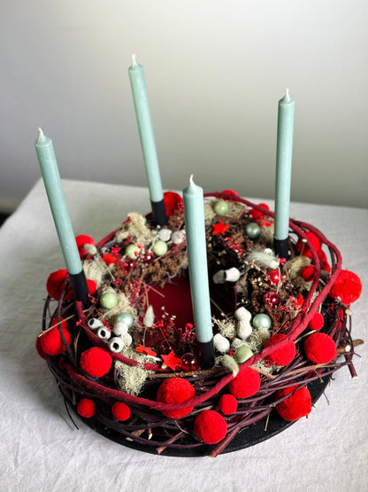Adventskranz Frostbeere