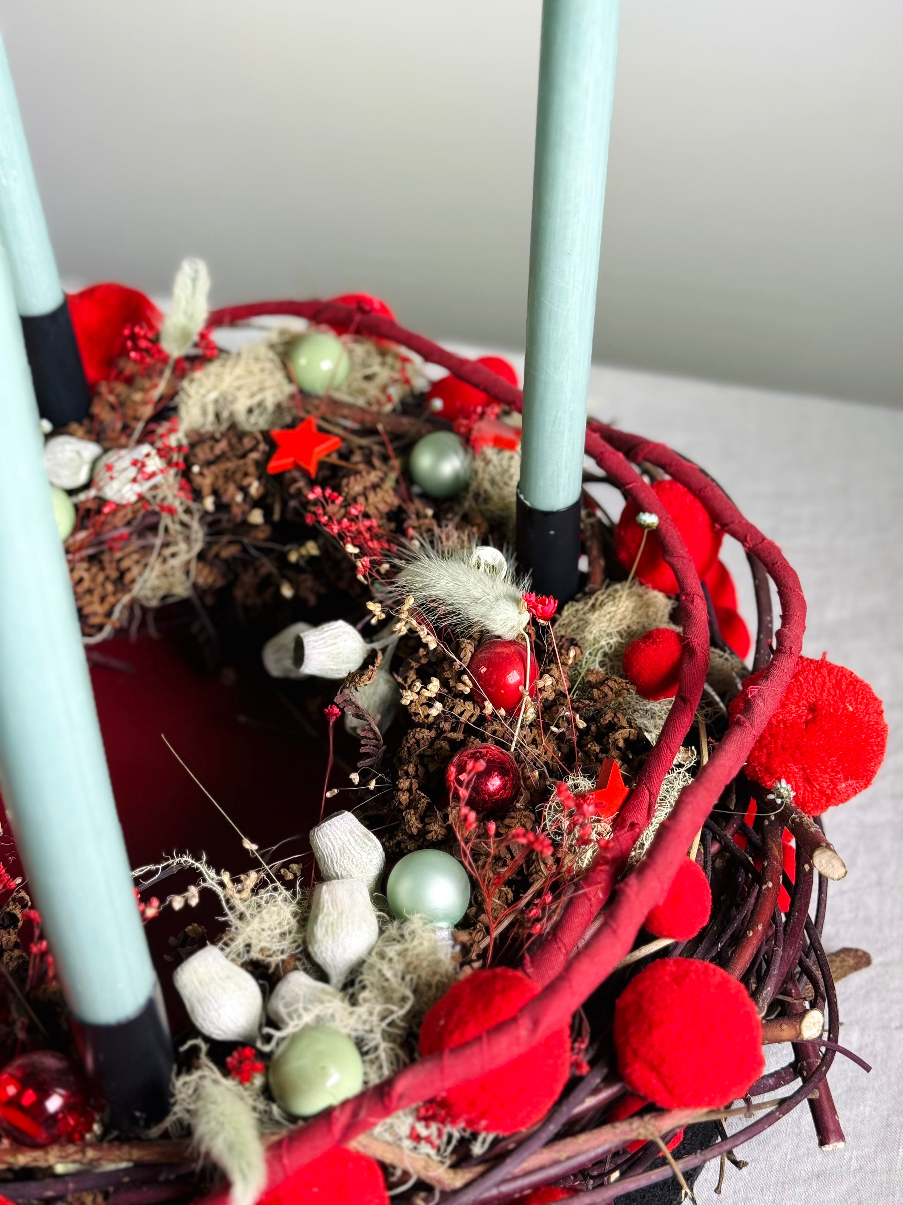 Adventskranz Frostbeere