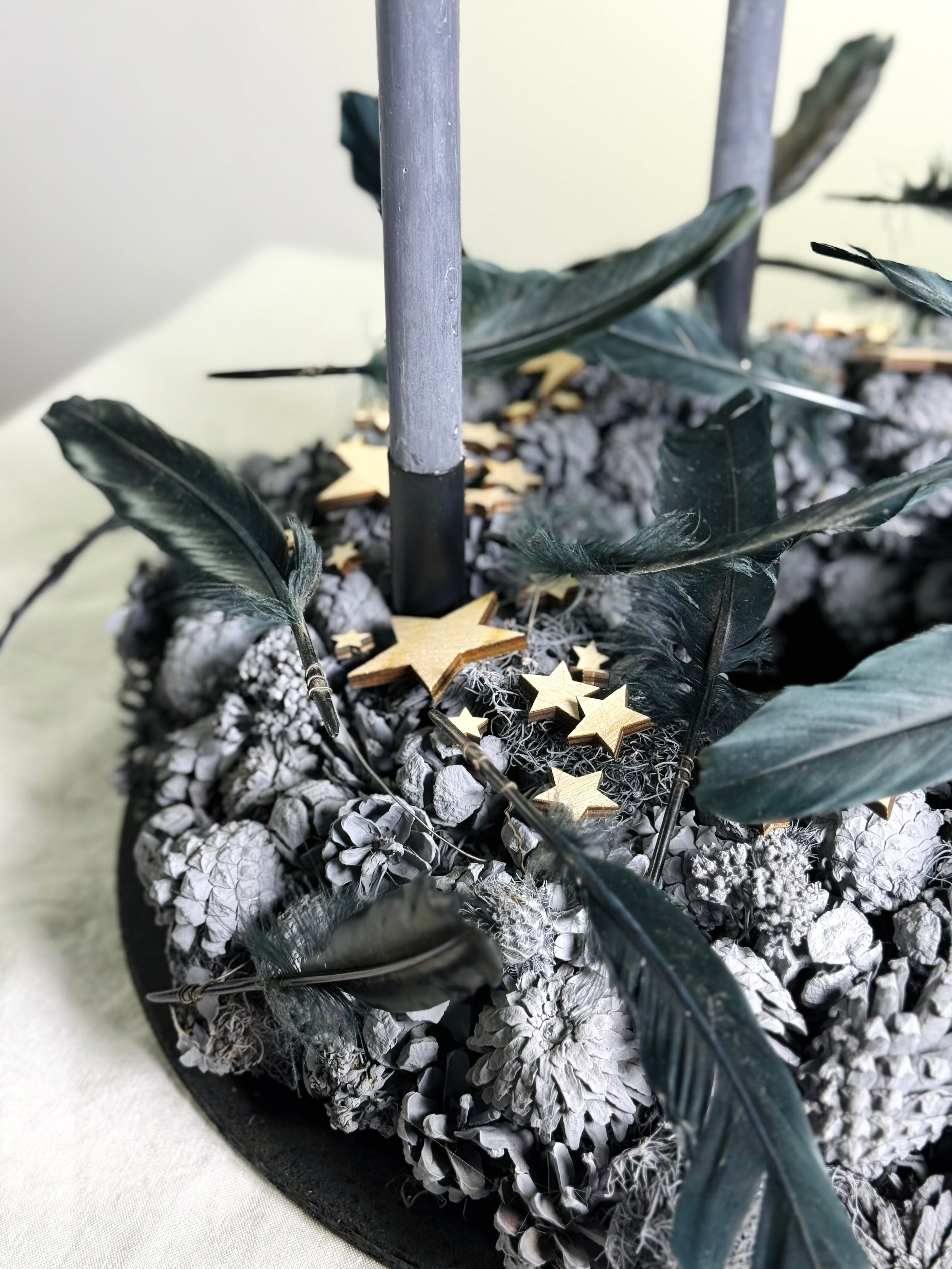 Adventskranz Black Forest