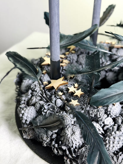 Adventskranz Black Forest