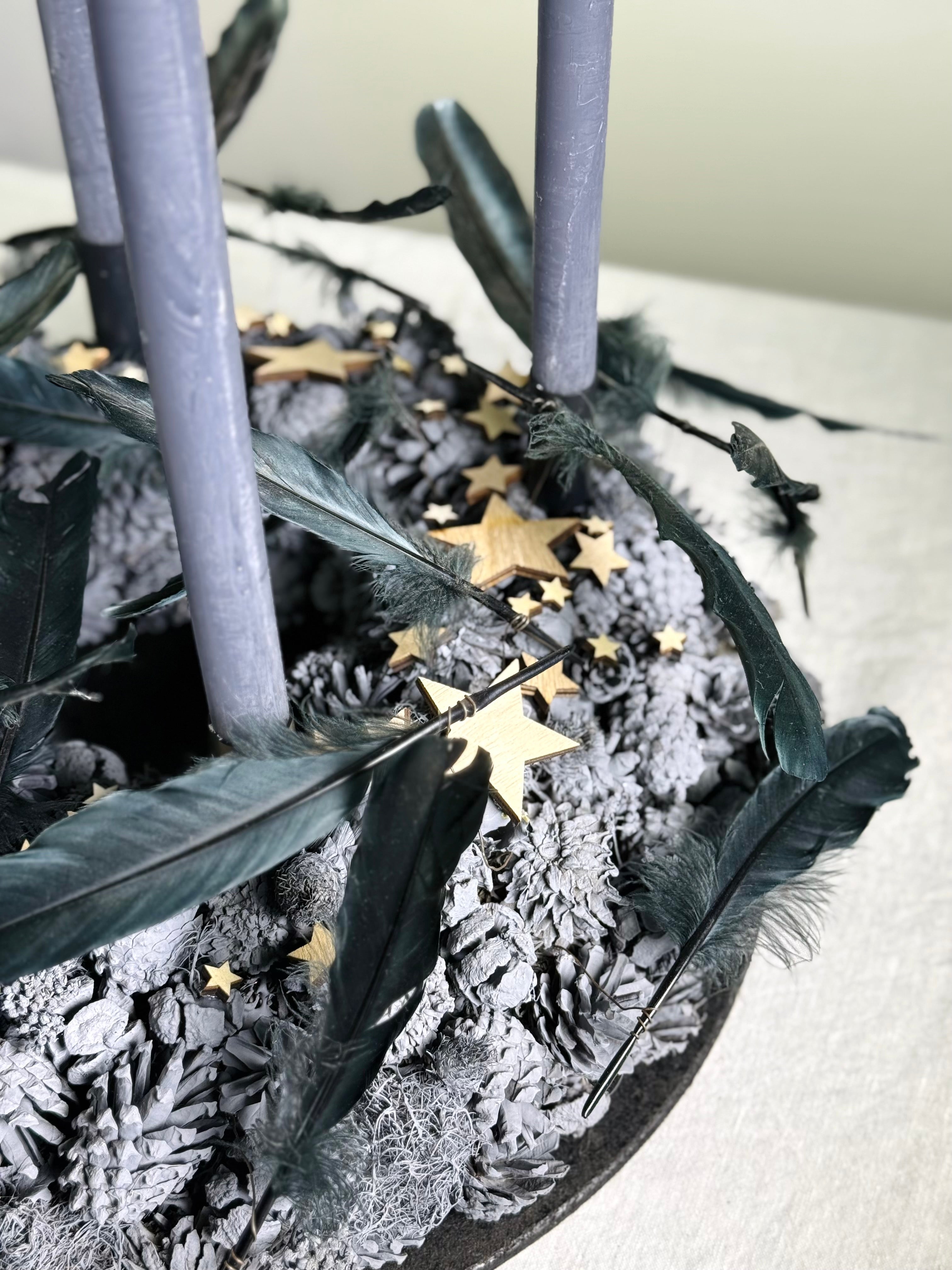 Adventskranz Black Forest