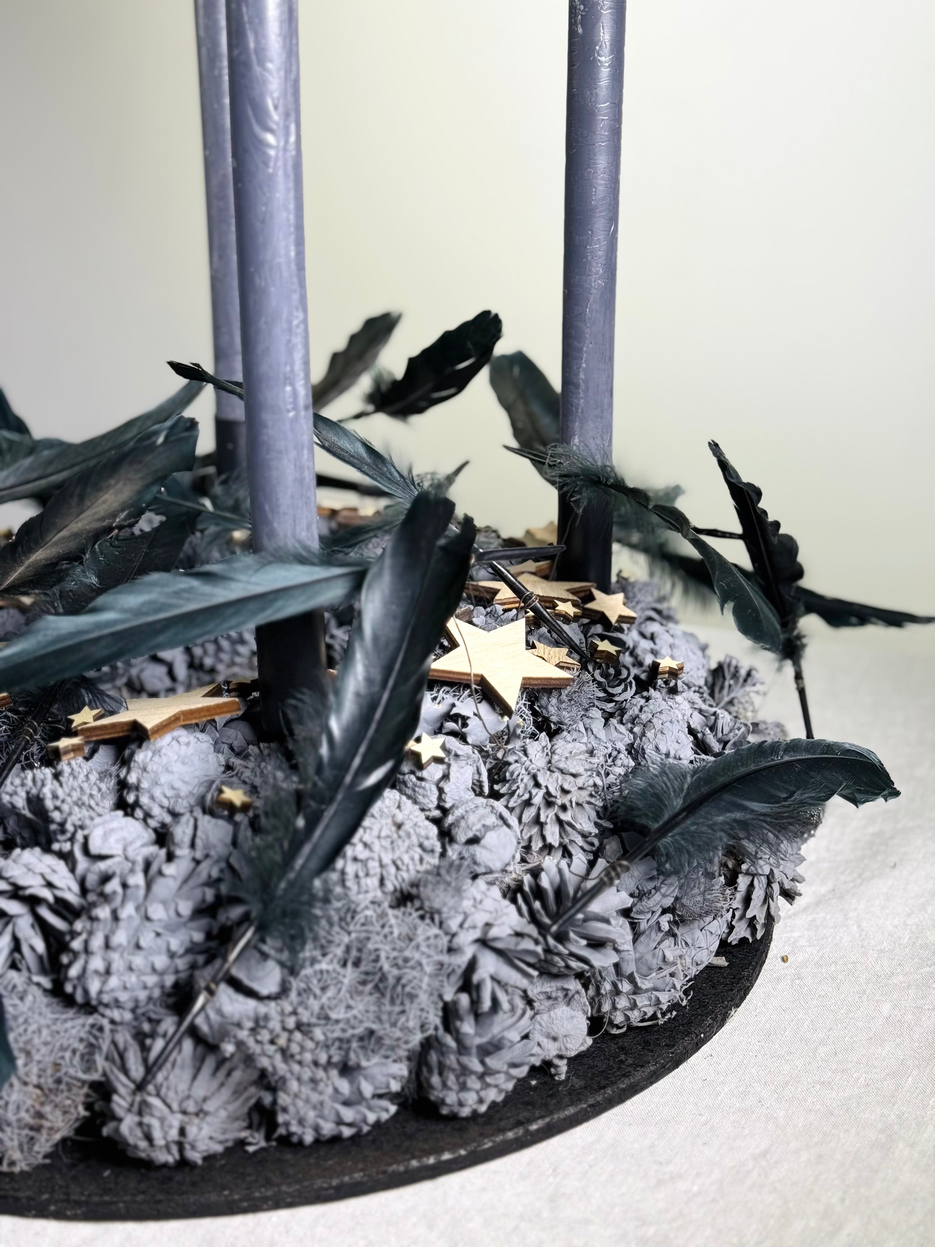 Adventskranz Black Forest