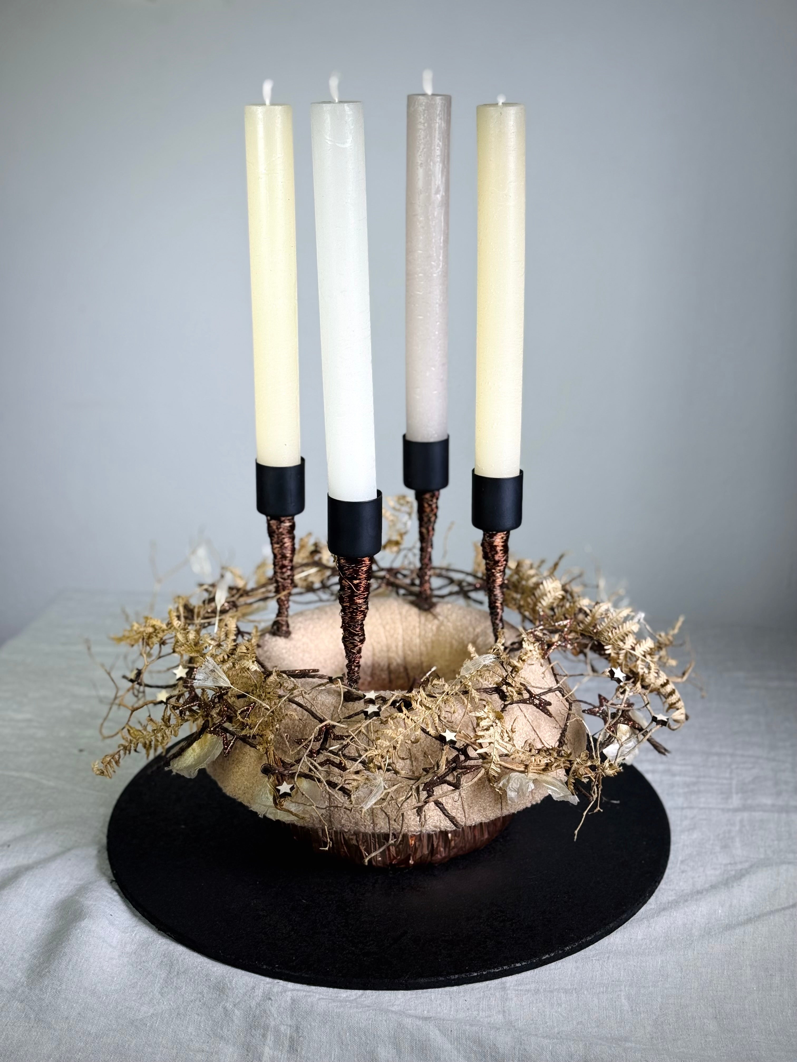 Adventskranz Winterglanz