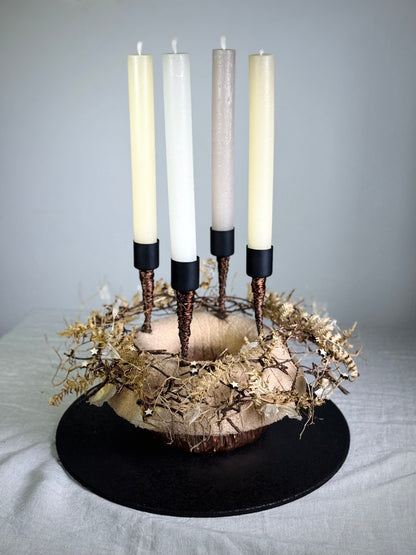 Adventskranz Winterglanz