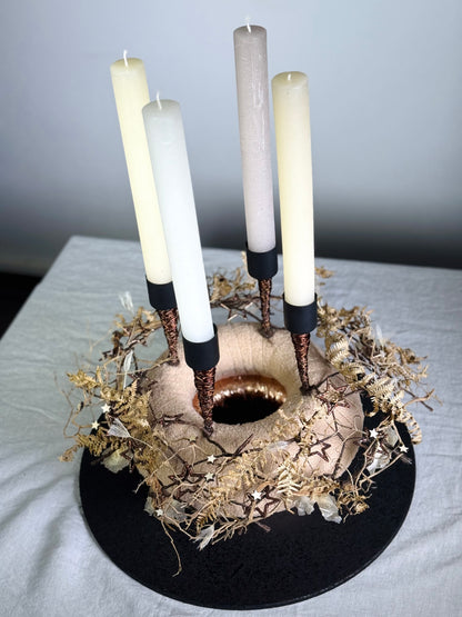 Adventskranz Winterglanz