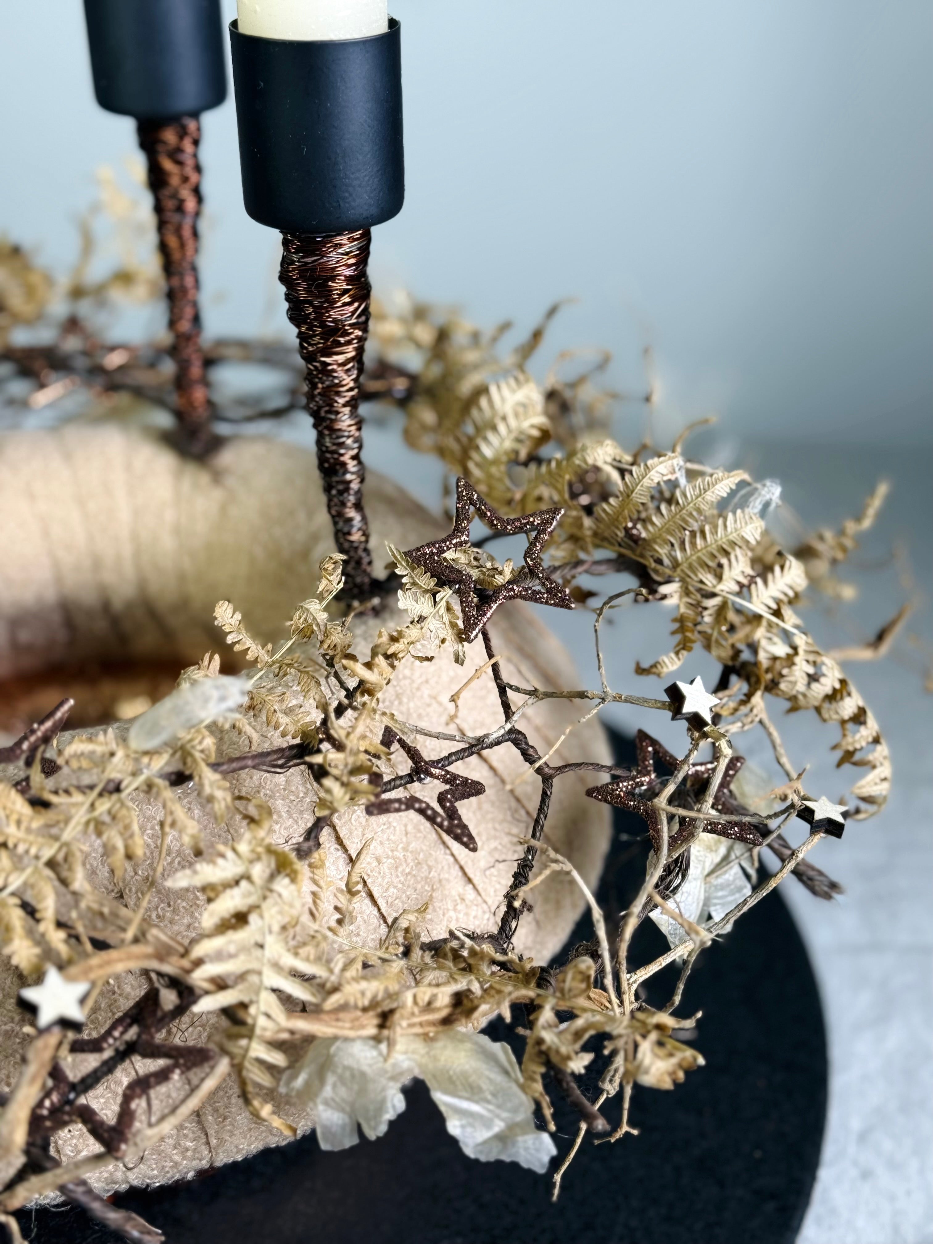 Adventskranz Winterglanz