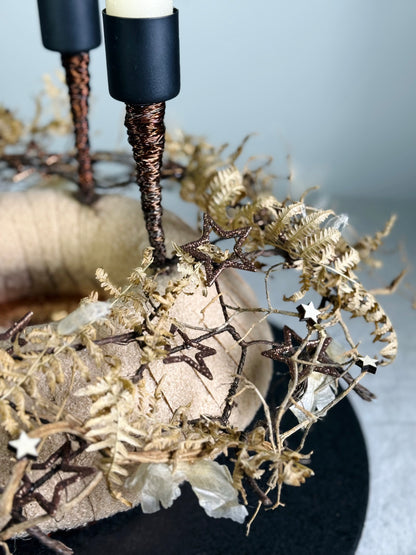 Adventskranz Winterglanz