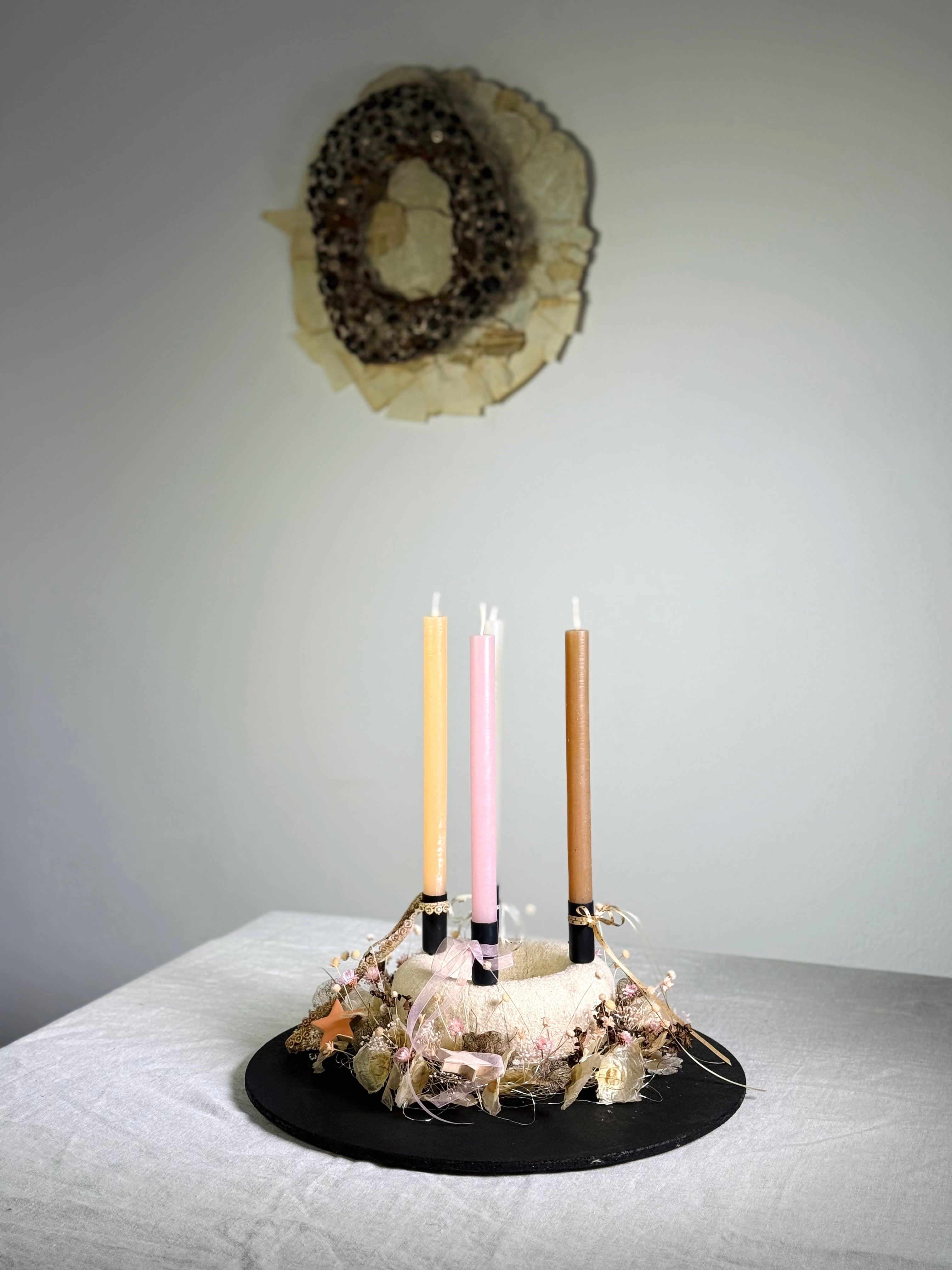 Adventskranz Zartes Leuchten