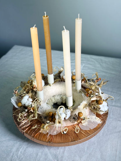 Adventskranz Copper Dream