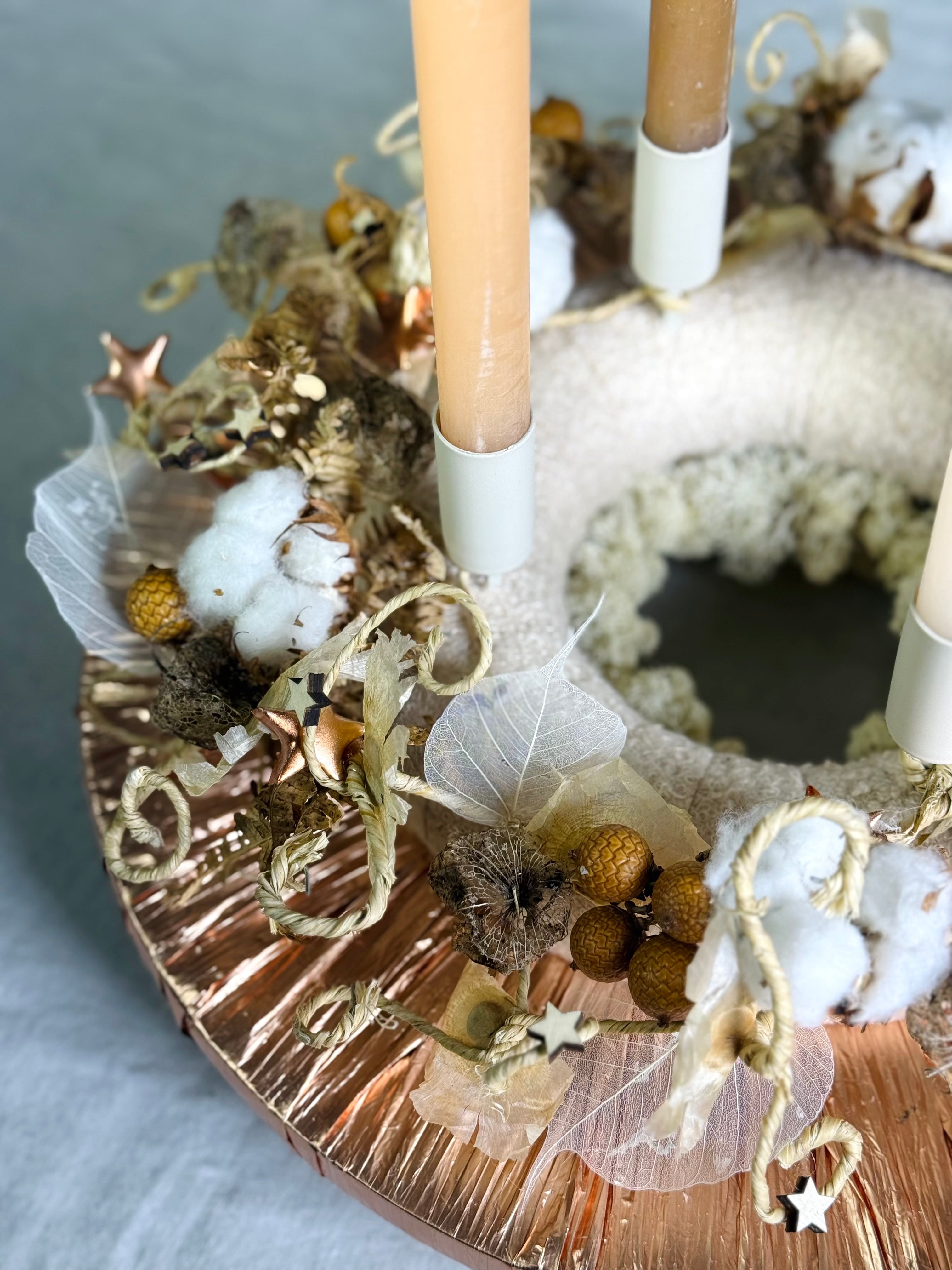 Adventskranz Copper Dream