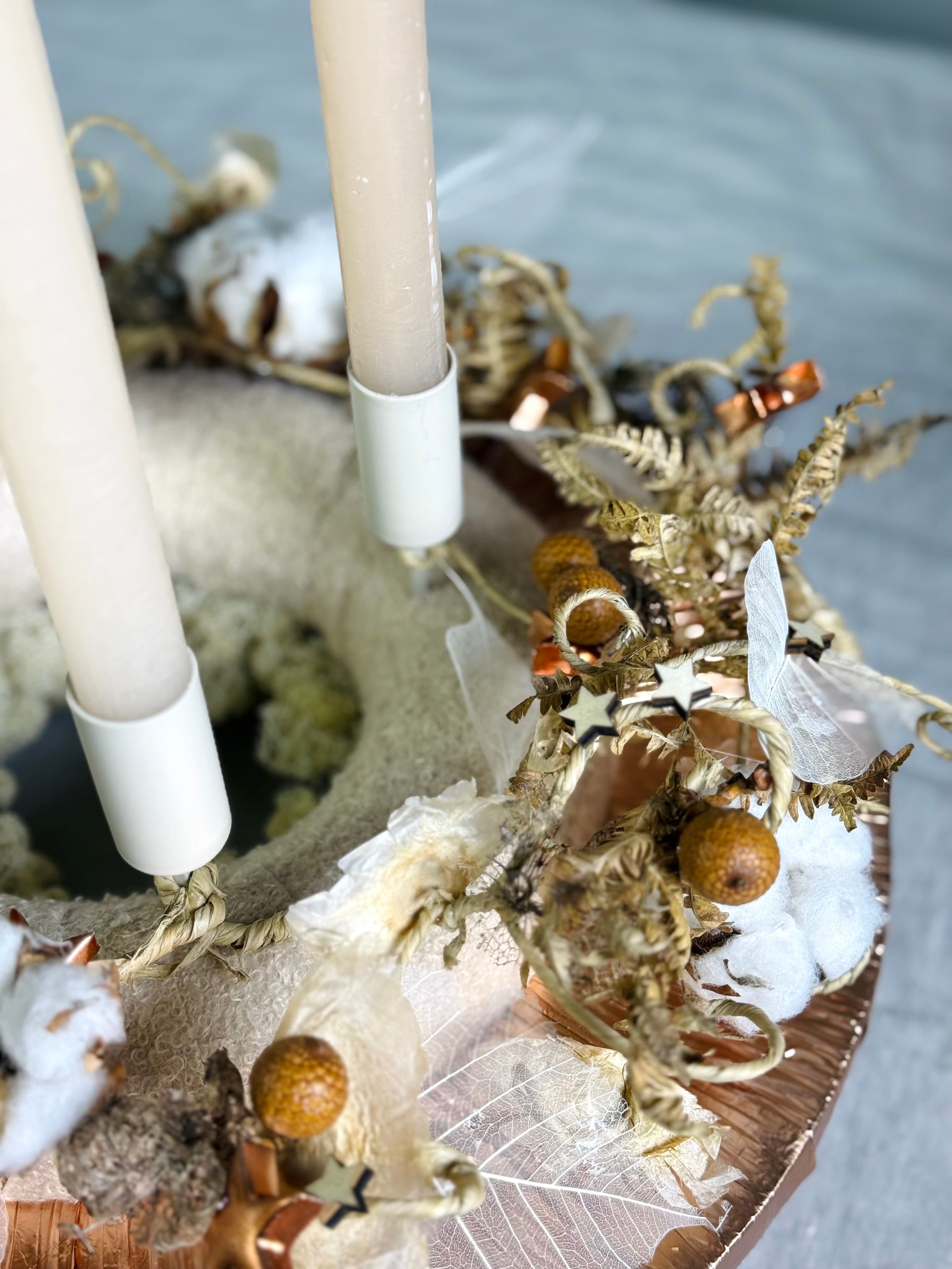 Adventskranz Copper Dream