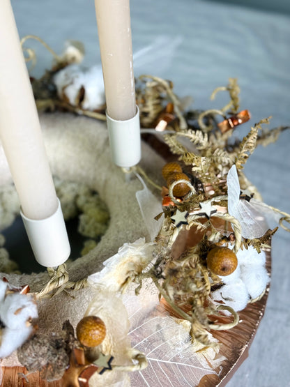 Adventskranz Copper Dream