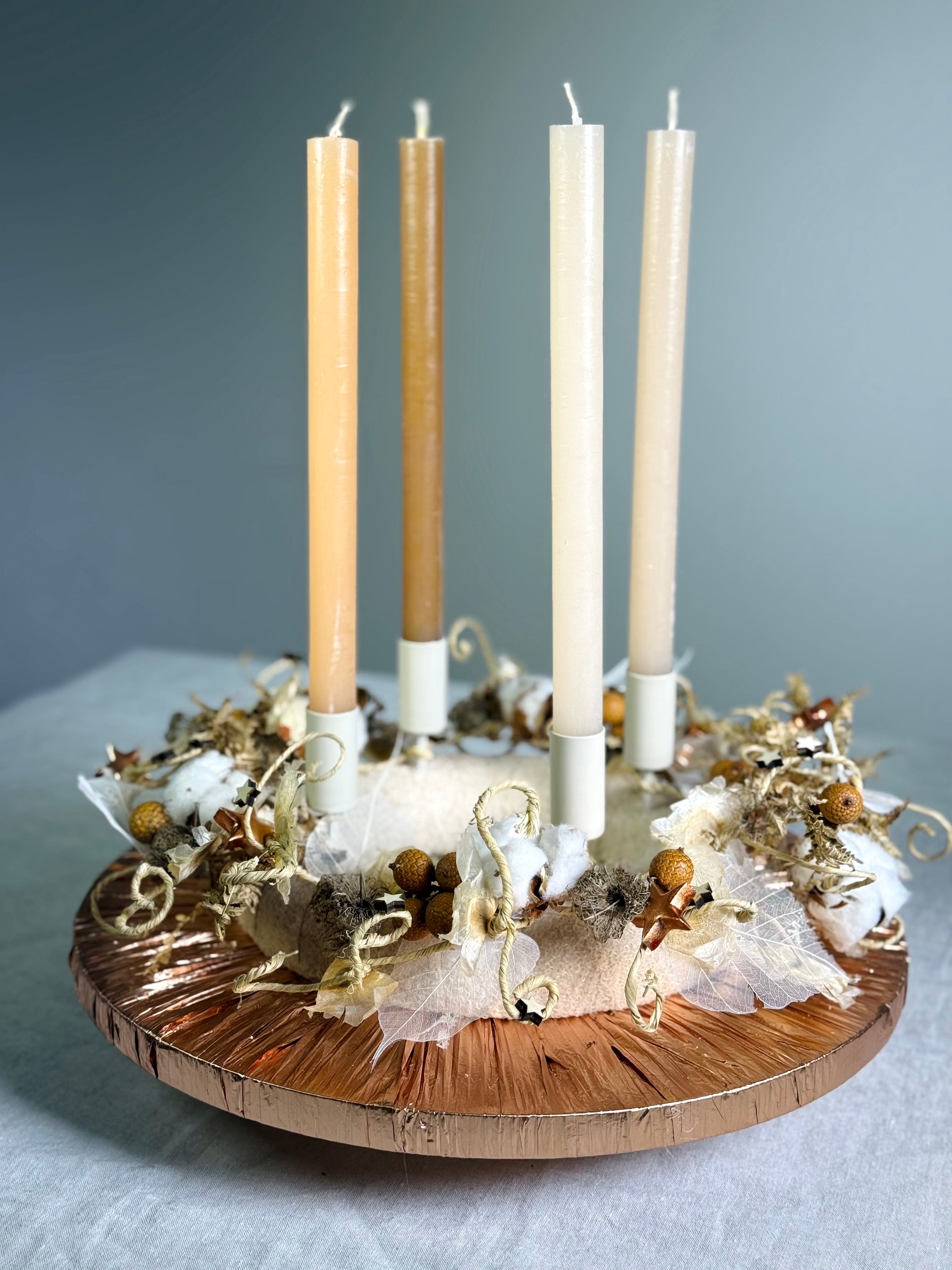 Adventskranz Copper Dream