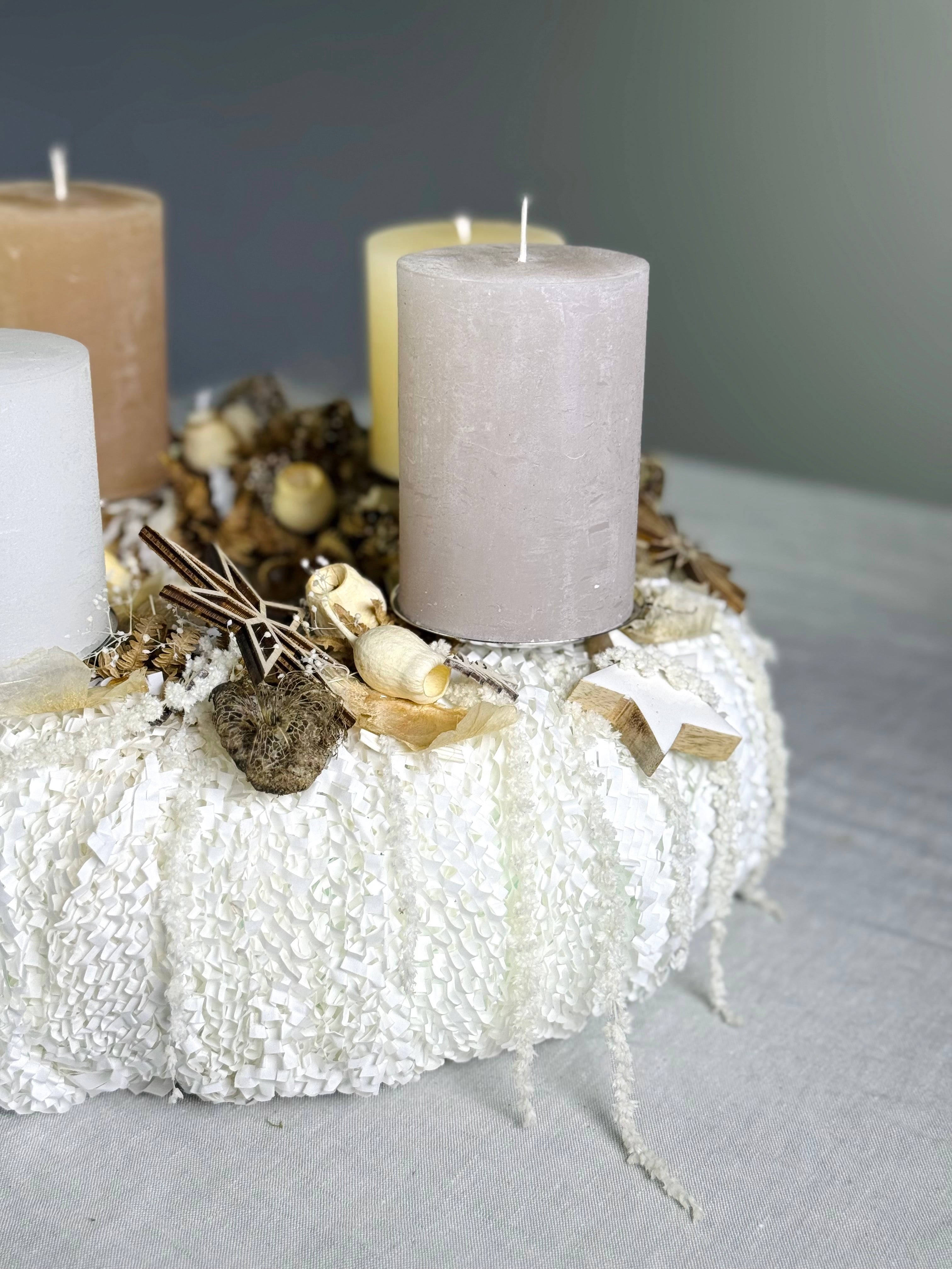 Adventskranz Frostzauber