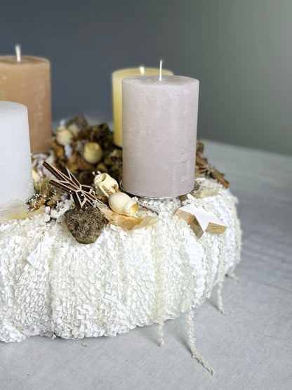 Adventskranz Frostzauber