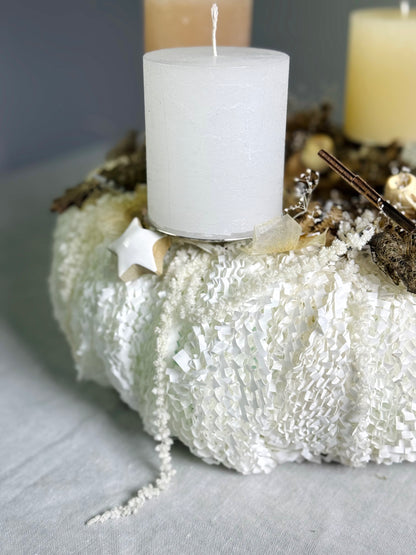 Adventskranz Frostzauber