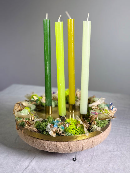 Adventskranz Grünfunkeln