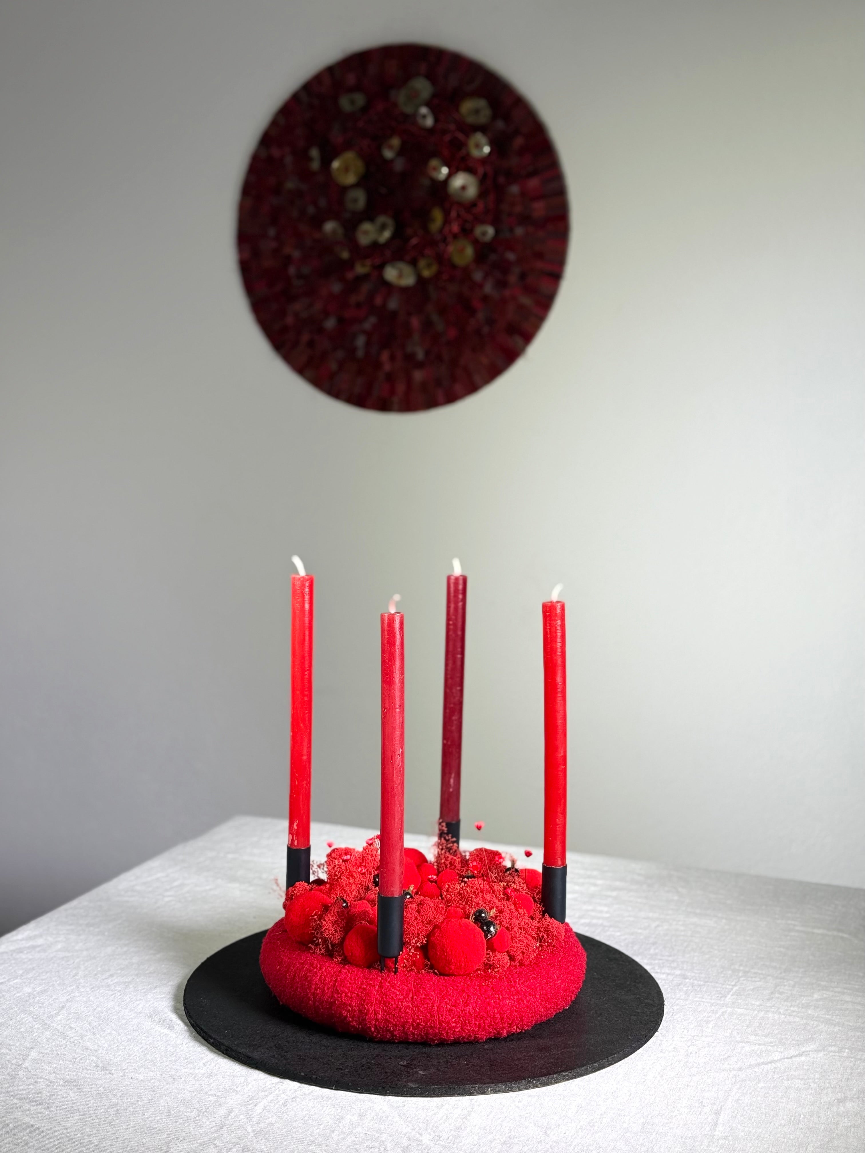 Adventskranz Rotkäppchen