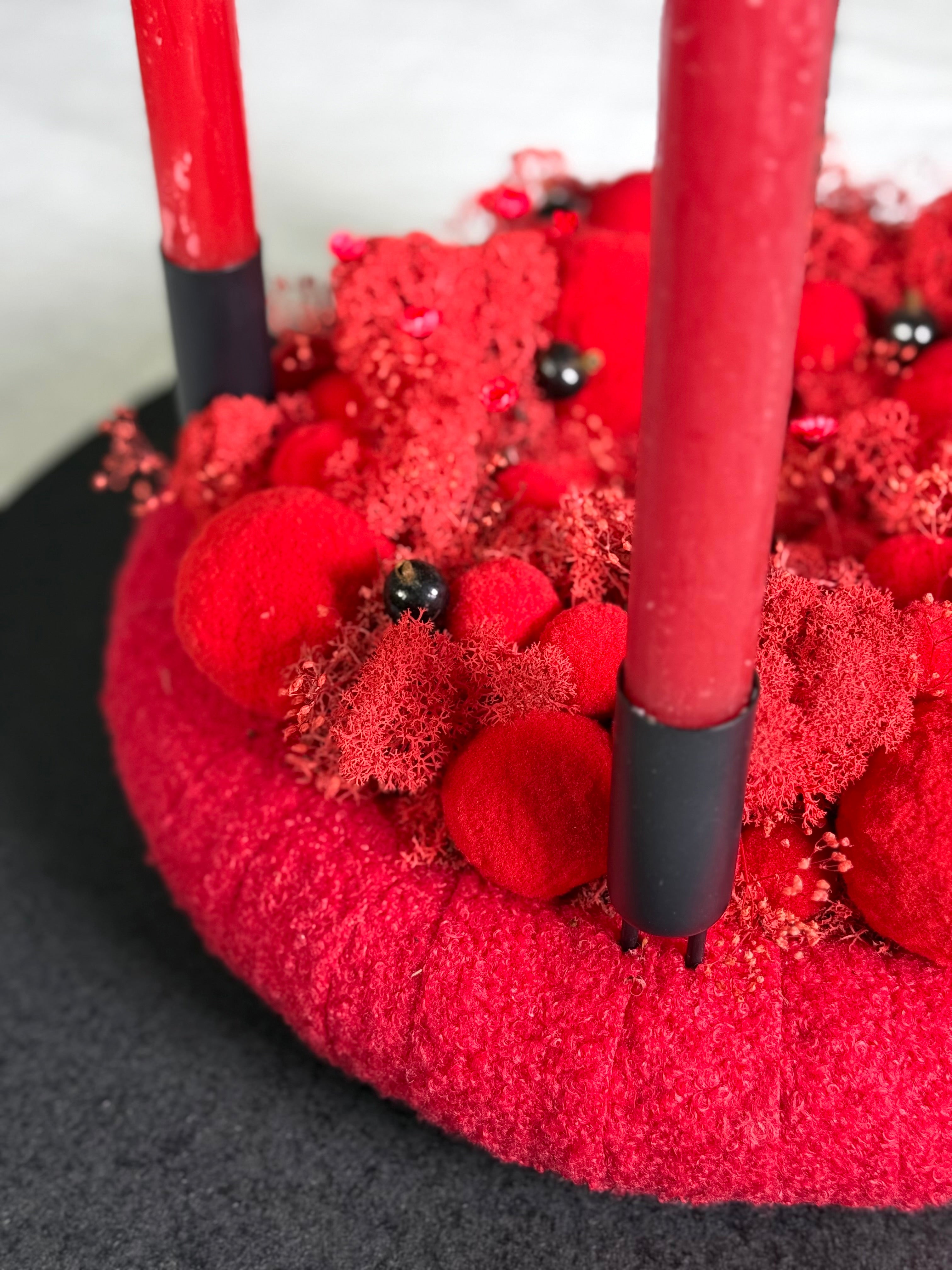 Adventskranz Rotkäppchen