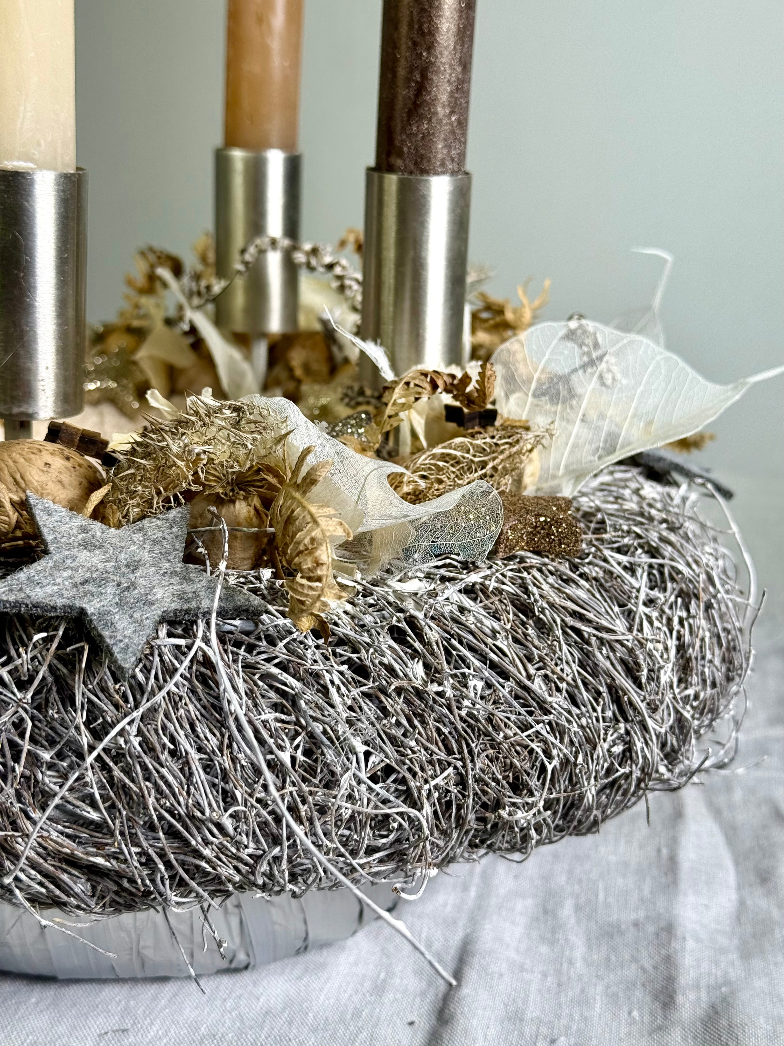 Adventskranz Glanzmoment