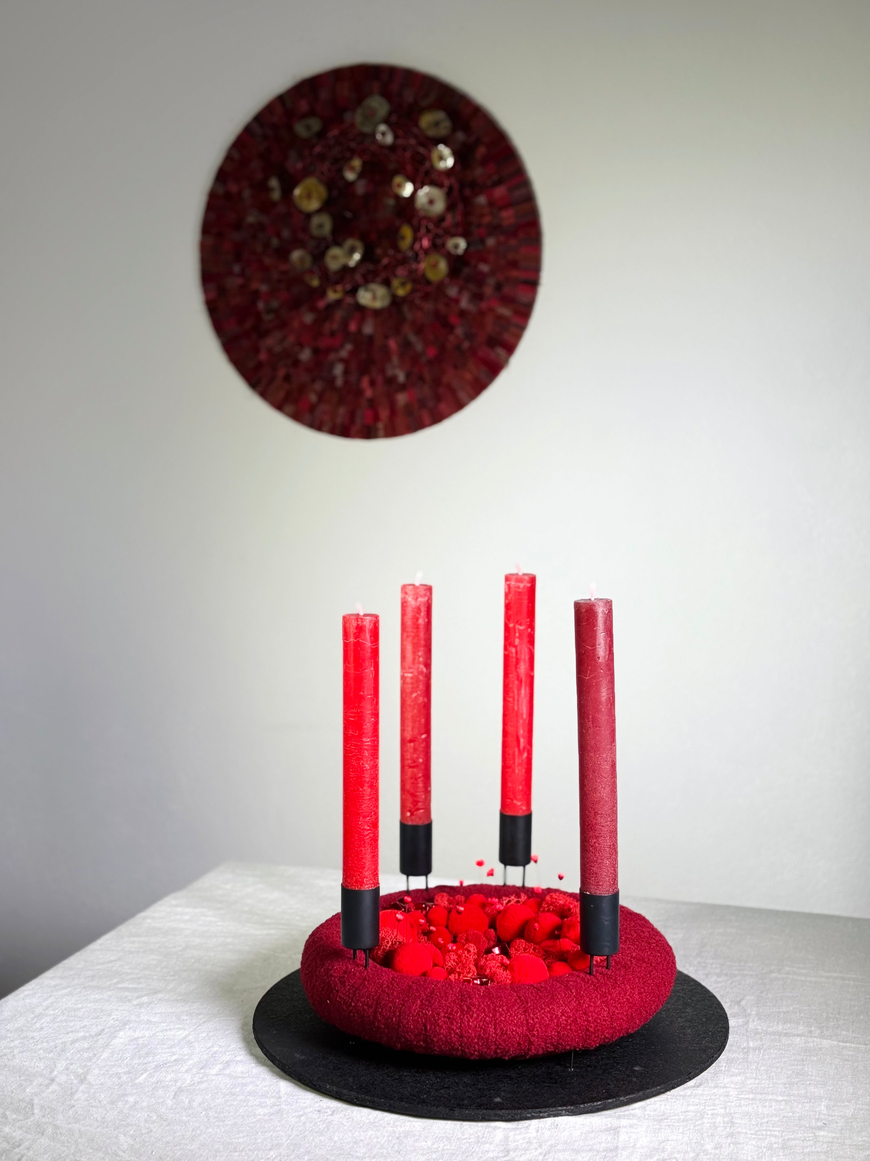 Adventskranz Weihnachtsstern