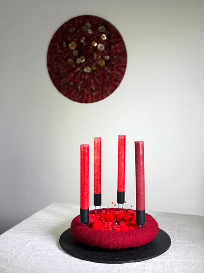 Adventskranz Weihnachtsstern