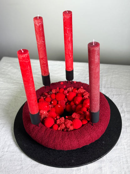 Adventskranz Weihnachtsstern