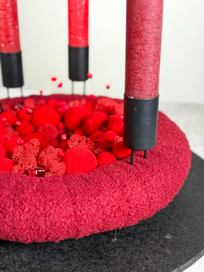 Adventskranz Weihnachtsstern