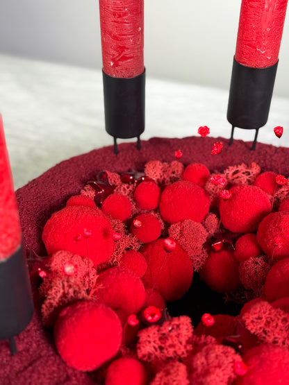 Adventskranz Weihnachtsstern