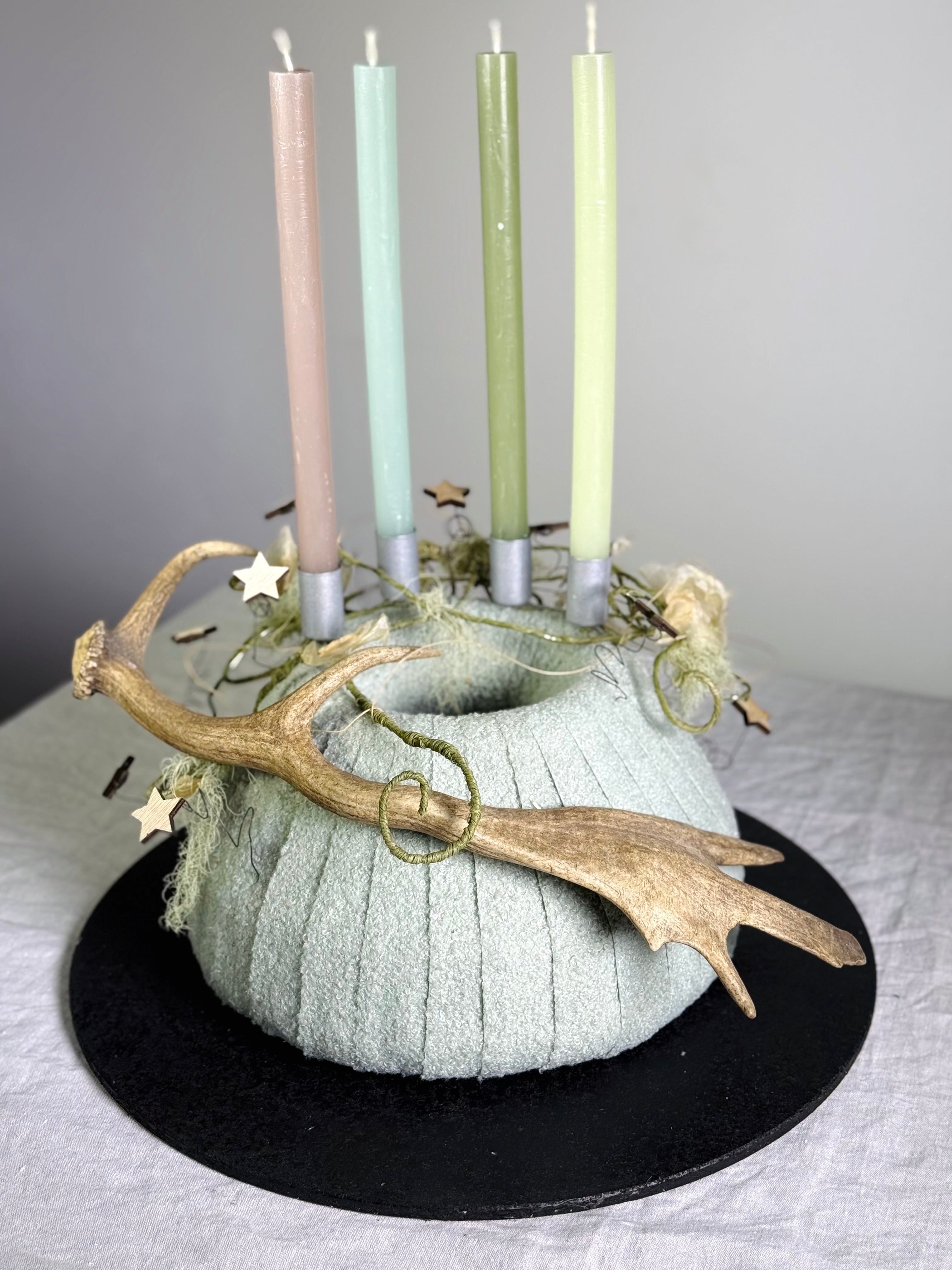 Adventskranz Nordische Weihnacht